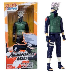 NEW ANIME HEROES MEGA NARUTO KAKASHI 12" Action Figure Doll Toy Collectible Bran